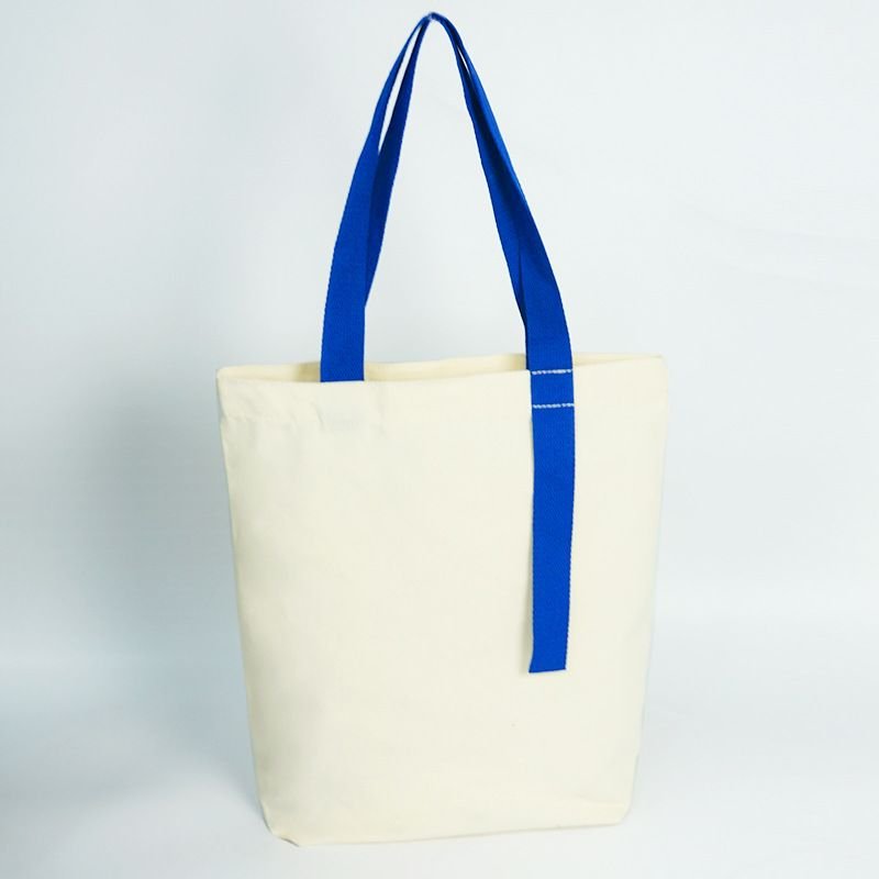 Simple Multicolor Ribbon Canvas Tote Bag