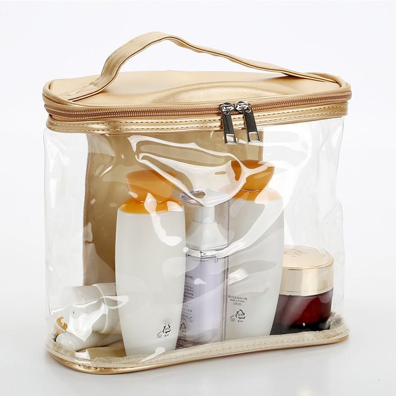 Pvc Travel Makeup Wash Bag Transparent Cosmetic Bag