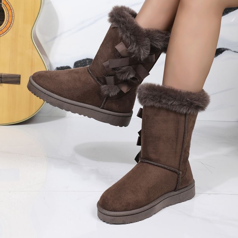 Autumn And Winter Women Plus Size Warm Snow Boots