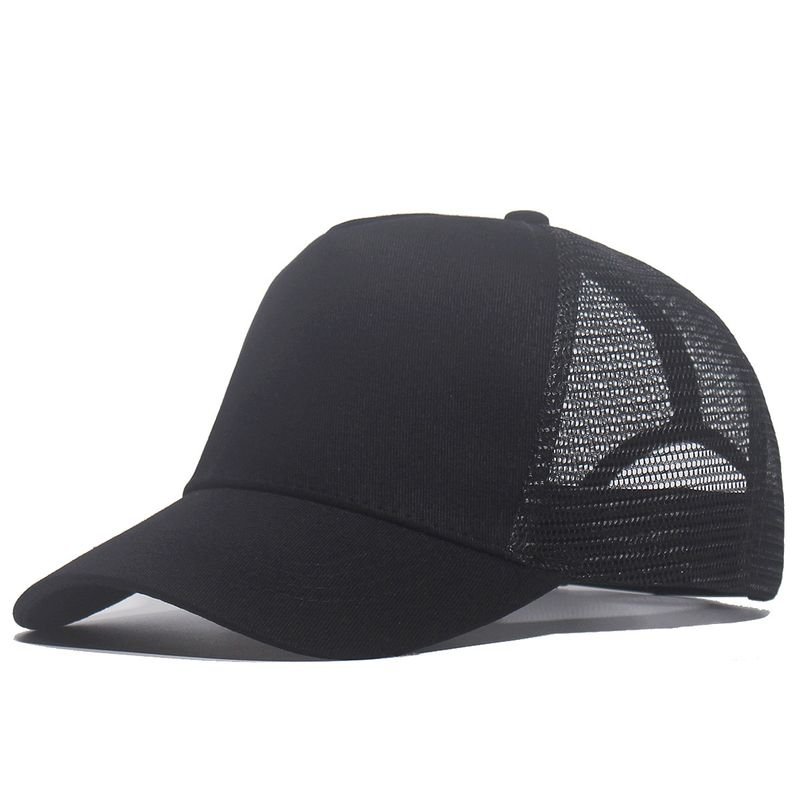 Summer Simple Fashion Mesh Breathable Color Matching Sunshade Cap