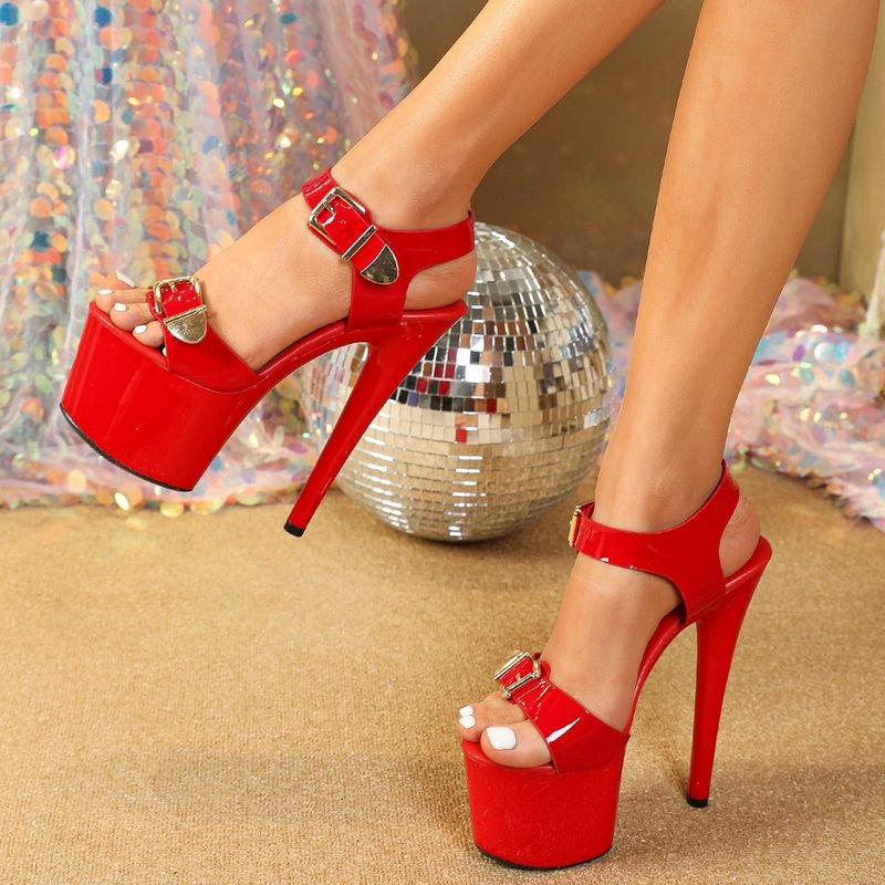 Nightclub Pole Dance Women Sexy Platform High Heel Sandals