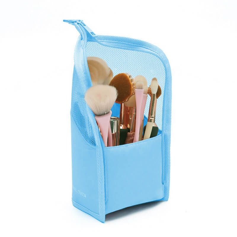 Women Simple Vertical Large Capacity Waterproof Cosmetic Bag