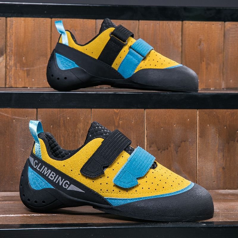Outdoor Neutral Color Block Velcro Rock Climbing Mountain Climbing Non-Slip Training Shoes