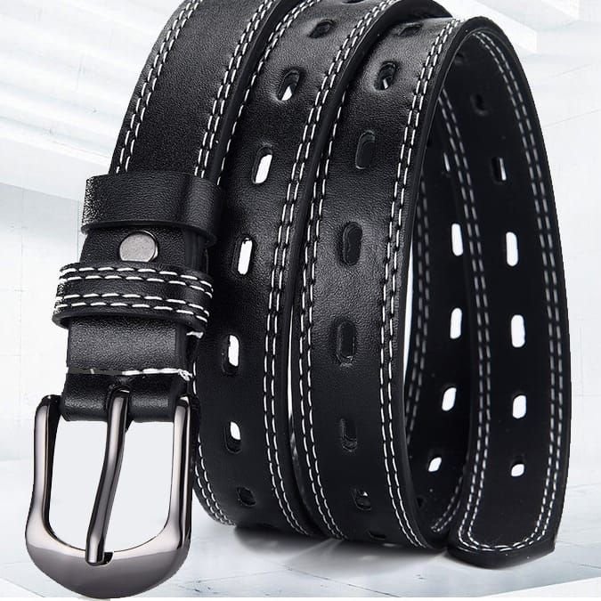 Retro Hollow Design Horseshoe Buckle Belt