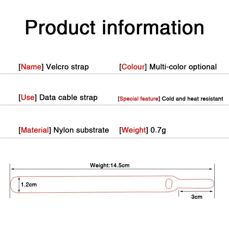 Outdoor Fishing Strap Velcro Rod Strap