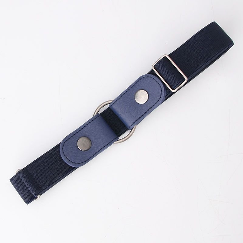 Women Simple Elastic Waist Non-Perforated Belt