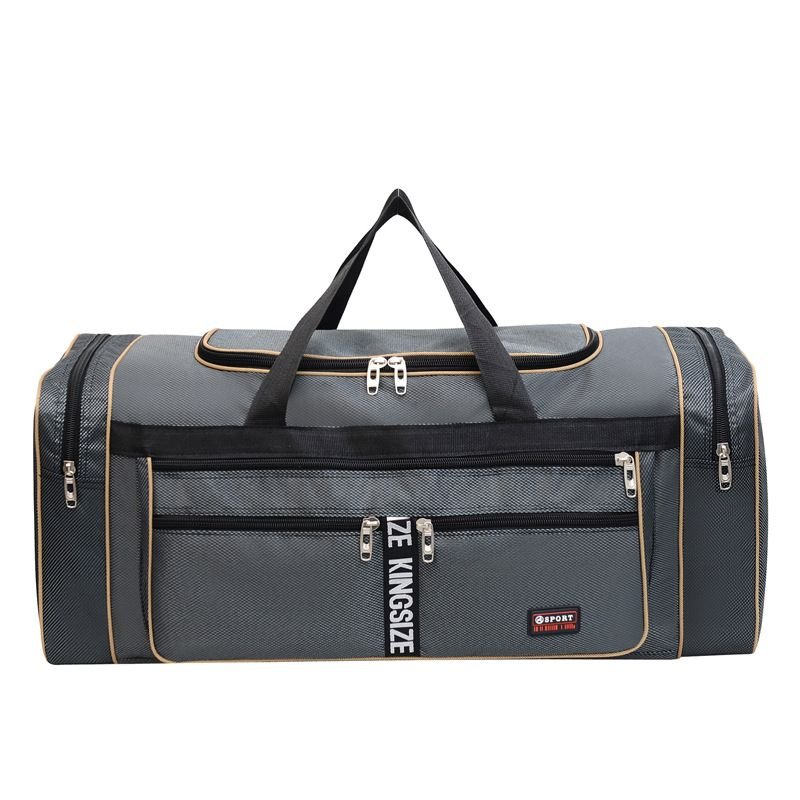 Men Leisure Sports Alphabet Foldable Large Capacity Nylon Duffle Bag