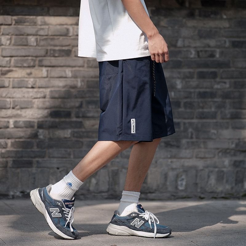 Men Summer Casual Solid Loose Sports Shorts