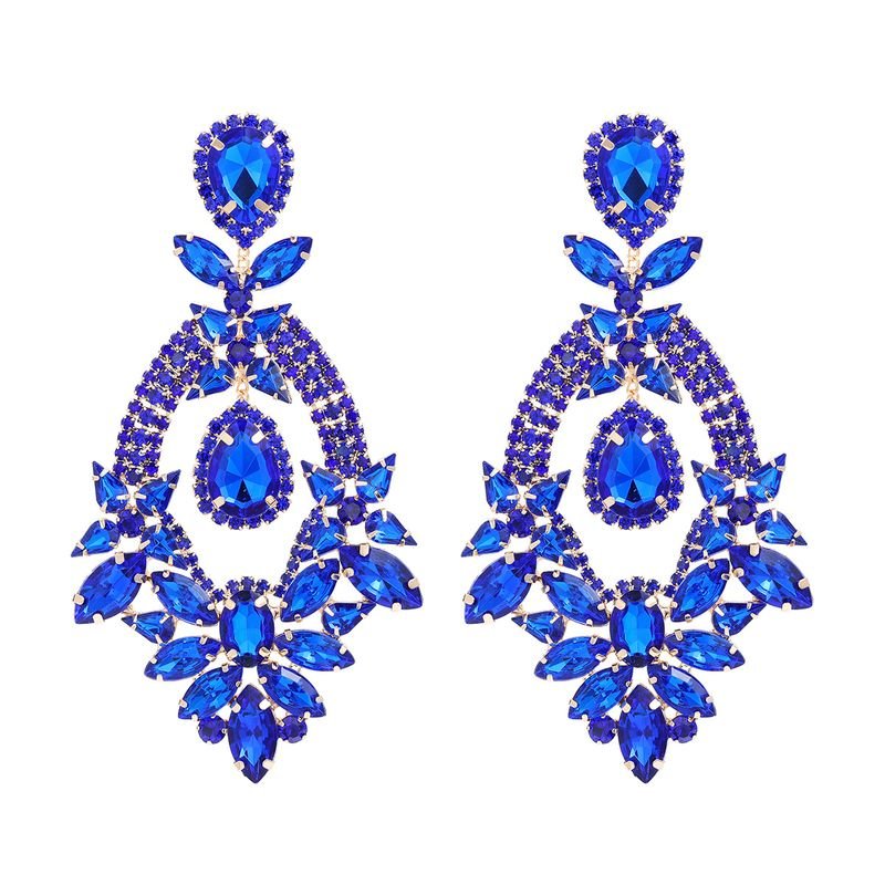 Exaggerated Fashion Rhinestone Earrings