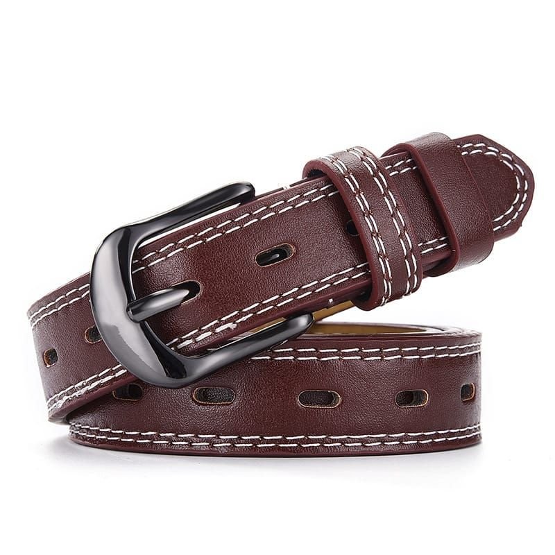 Retro Hollow Design Horseshoe Buckle Belt