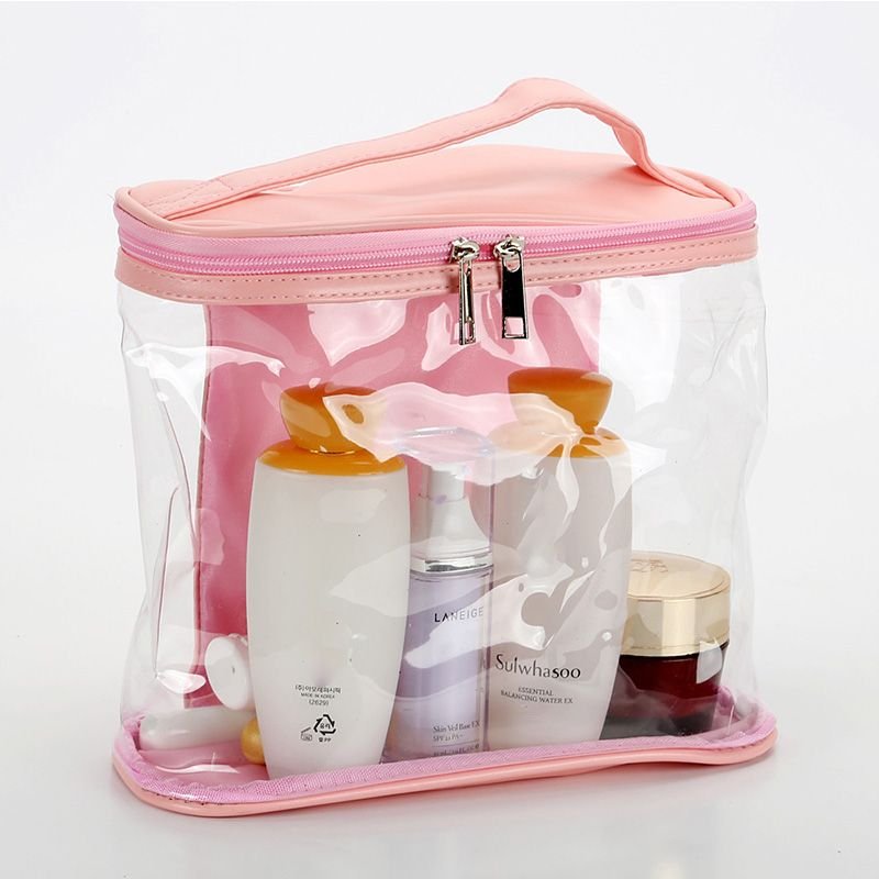 Pvc Travel Makeup Wash Bag Transparent Cosmetic Bag