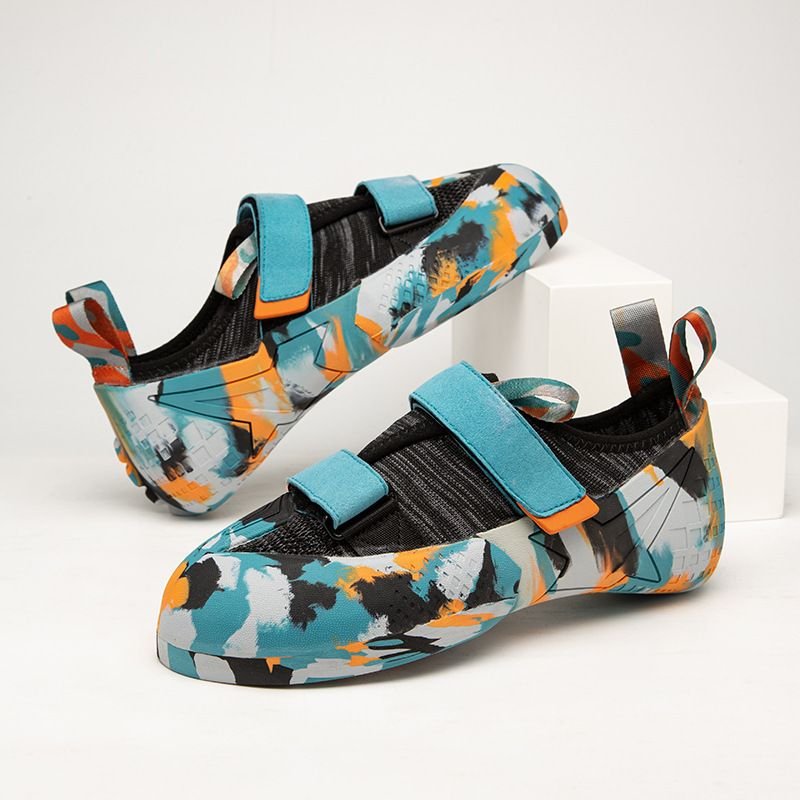 Outdoor Men And Women Comfortable Breathable Velcro Rock Climbing Shoes Elements Accessories