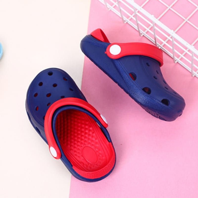 Kids Cute Cartoon Pattern Non-slip Hole Hole Shoes