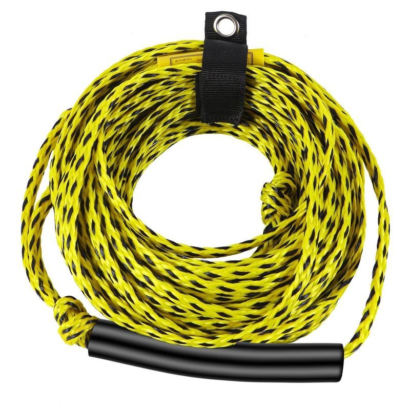 60Ft Tail Wave Towing Rope Water Skiing Rope Large Tension Stable Rope Water Surfing Towing Ring Motorboat Towing Rope