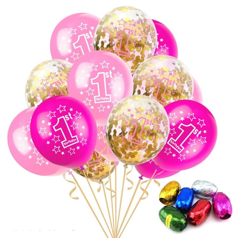 16 Pcs Baby Shower Birthday Party 12 Inches Balloons Set